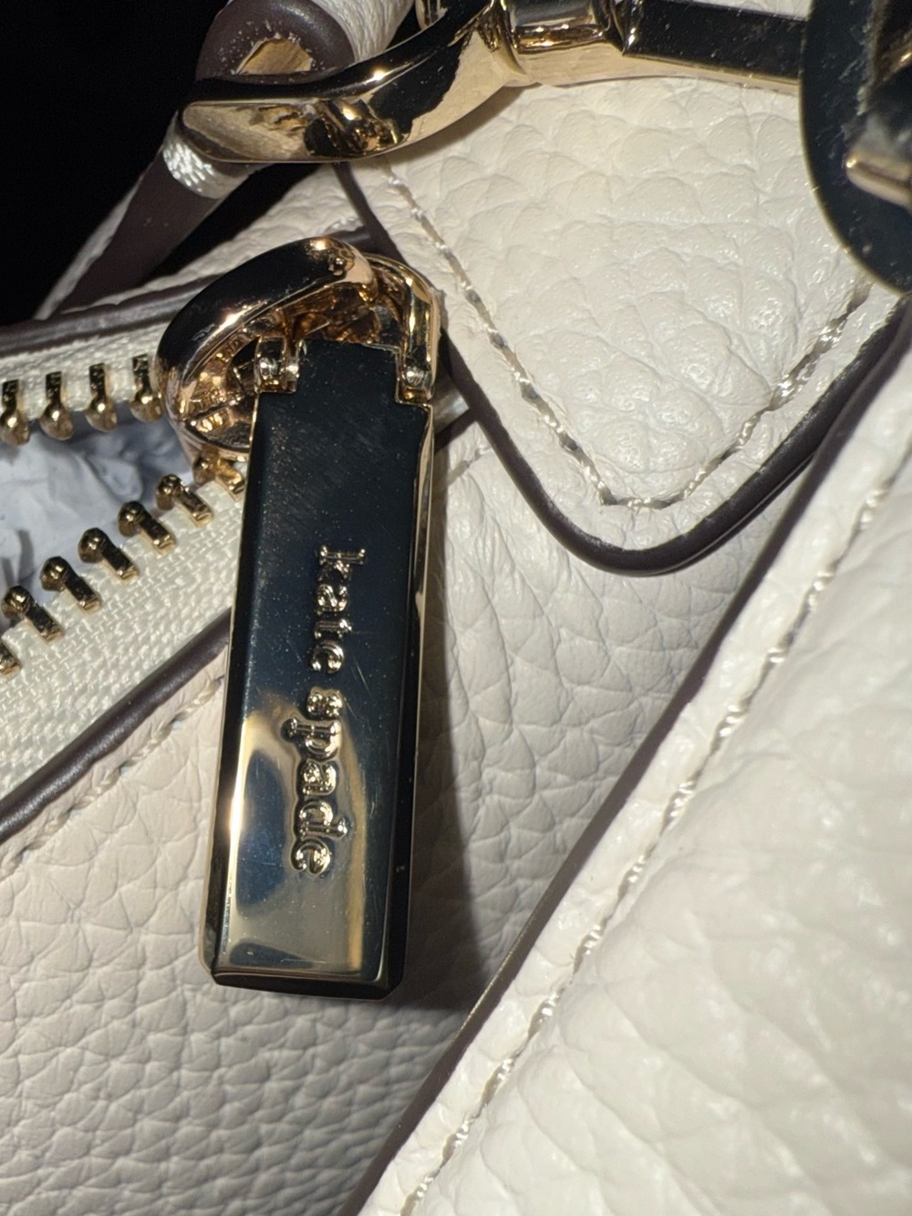 Brand New Authentic Kate Spade Janie Cream Leather Shoulder Bag - Picture 16 of 16